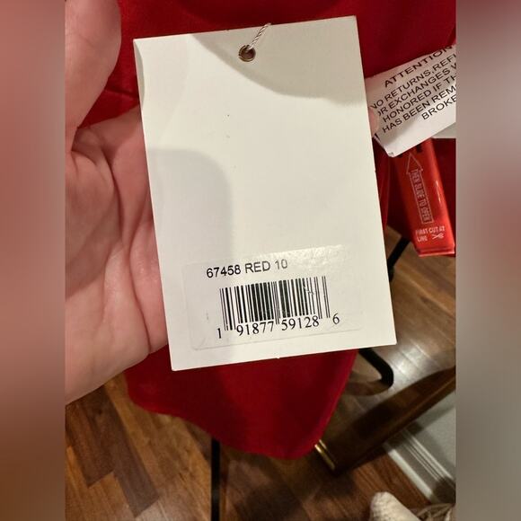 Mac Duggal RUFFLE SLEEVE FITTED MINI DRESS - Picture 5 of 15